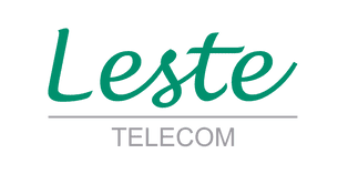 Logo antigo da Leste Telecom